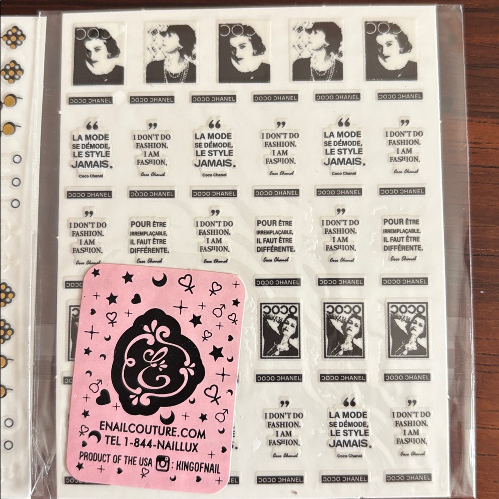 ENailcouture Nail Art Sticker Set Of 5 - Picture 5 of 9